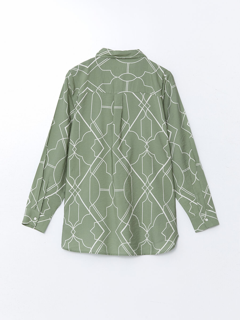 LCWAIKIKI Classic Patterned Women's Shirt -W55443Z8-F9C