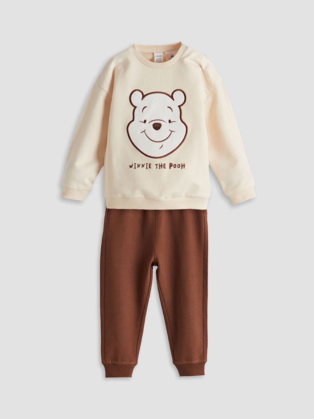 LCW baby طقم بيجاما بيج طفل رضيع -W55459Z1-ZE7