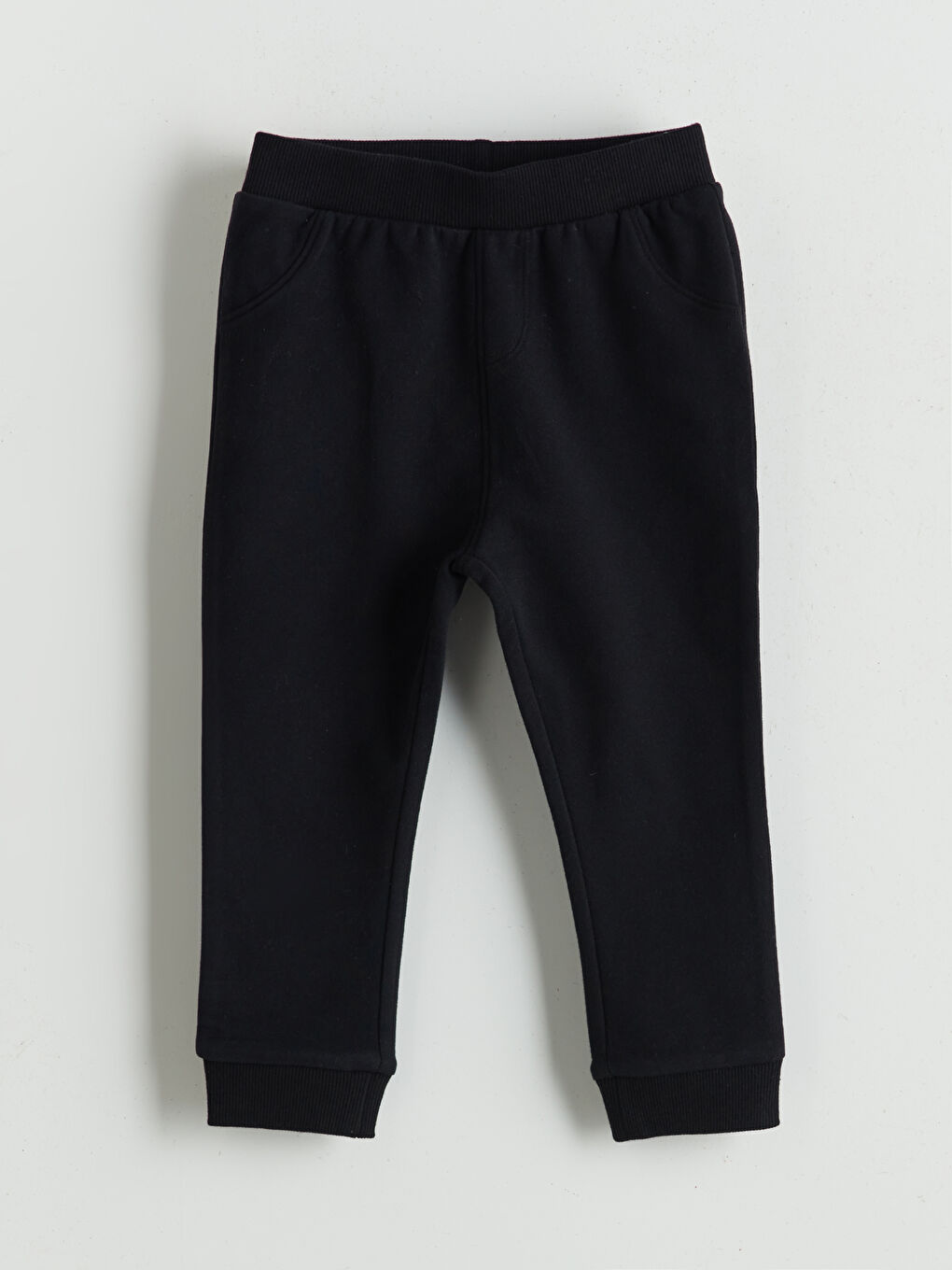 Siyah Erkek Bebek Kalın Jogger Eşofman Altı