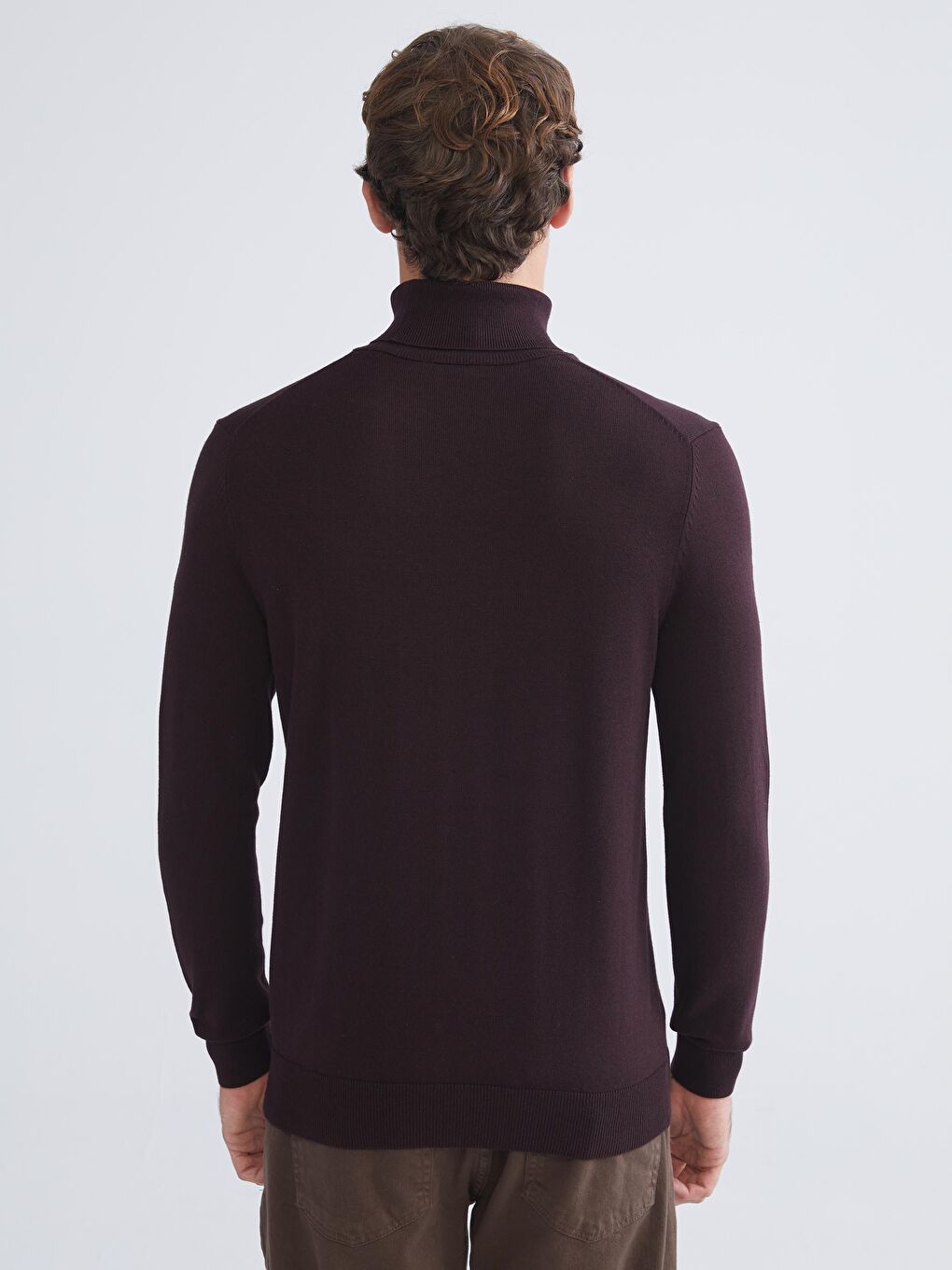 LCWAIKIKI Classic Turtleneck Long Sleeve Men's Knitwear Sweater -W55475Z8-L9K