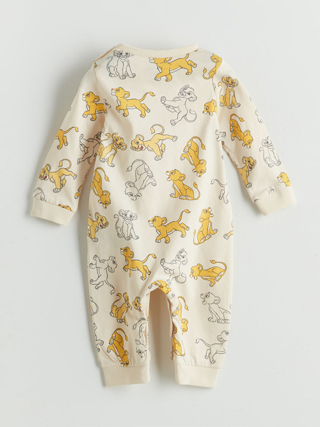 LCW baby Simba Printed Baby Boy Snap Romper 2-Piece Set -W55480Z1-GAQ