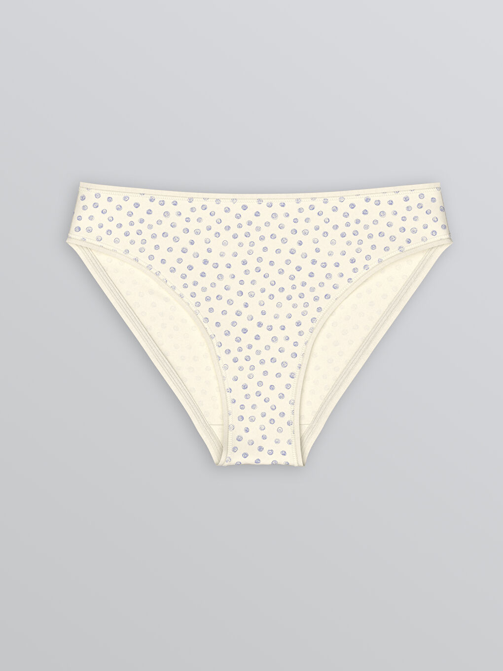 Mor Desenli Bikini Külot