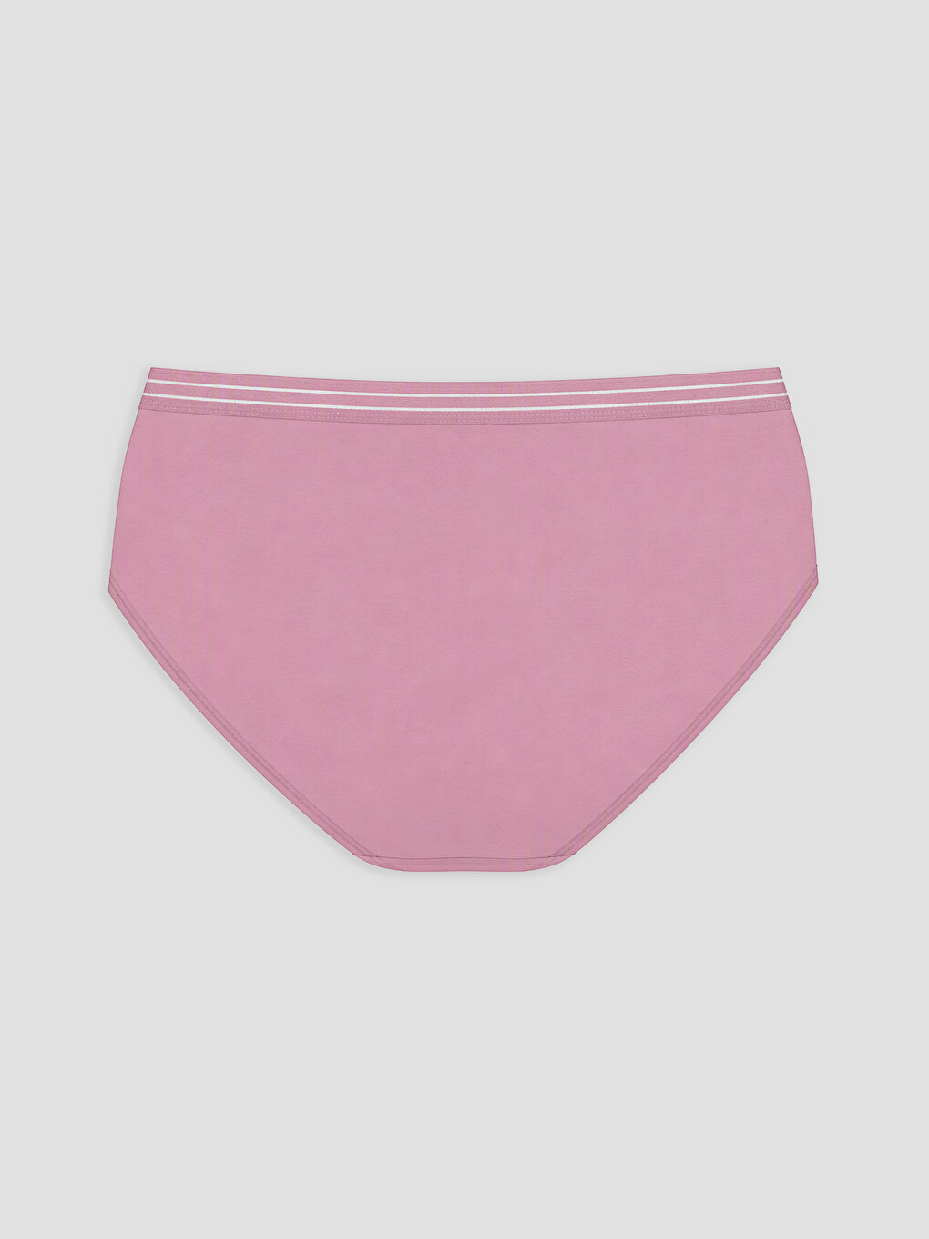 Pembe Çizgili Detaylı Hipster Külot-1