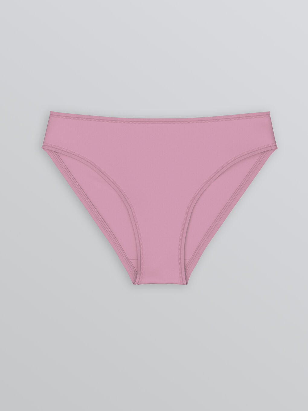 Pembe Düz Bikini Külot