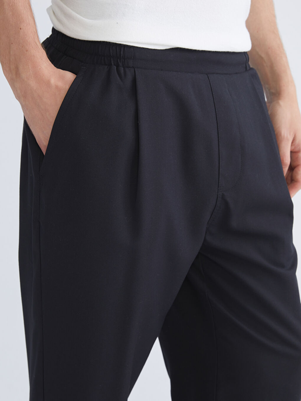 Relaxed Fit Men's Trousers-2