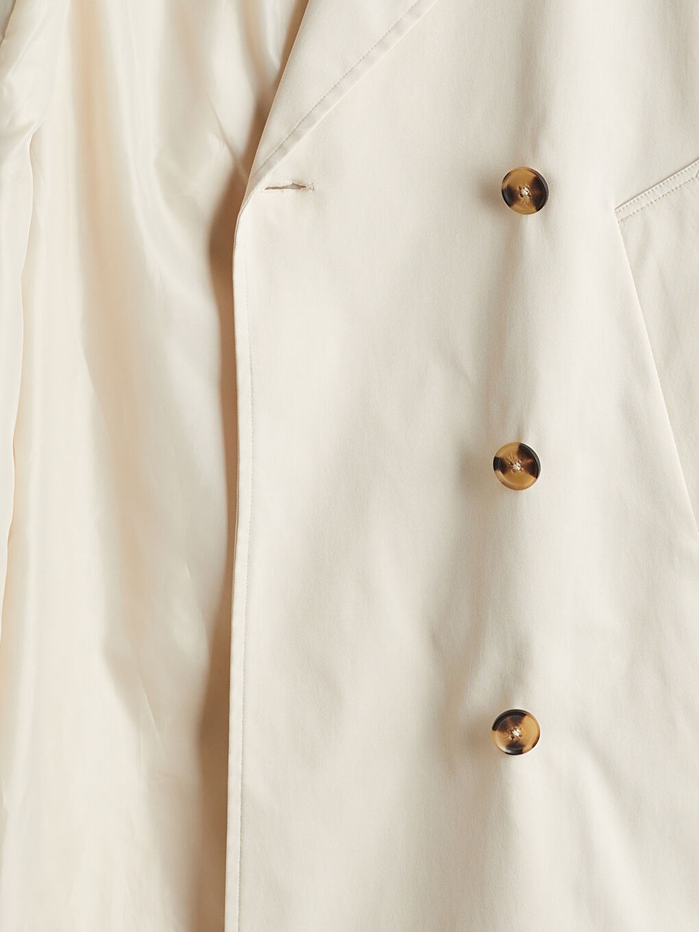 Double Breasted Collar Oversize Women's Trenchcoat-6