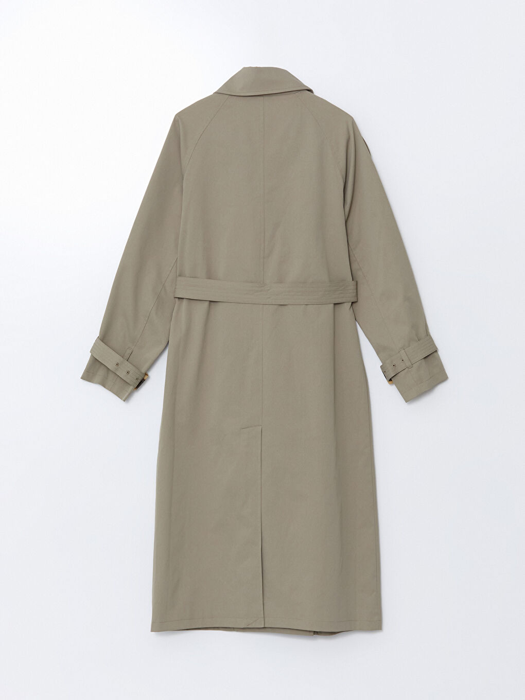 Collared Neck Oversize Women's Trenchcoat-2