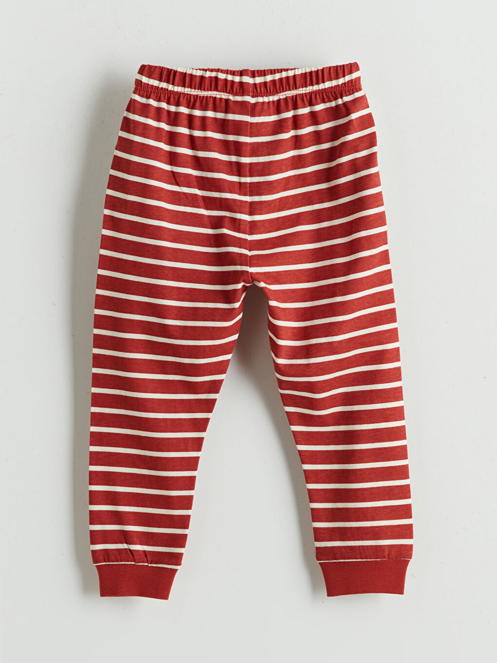LCW baby طقم بيجاما أولاد صغار مطبوع بكول مدور -W55532Z1-YG7