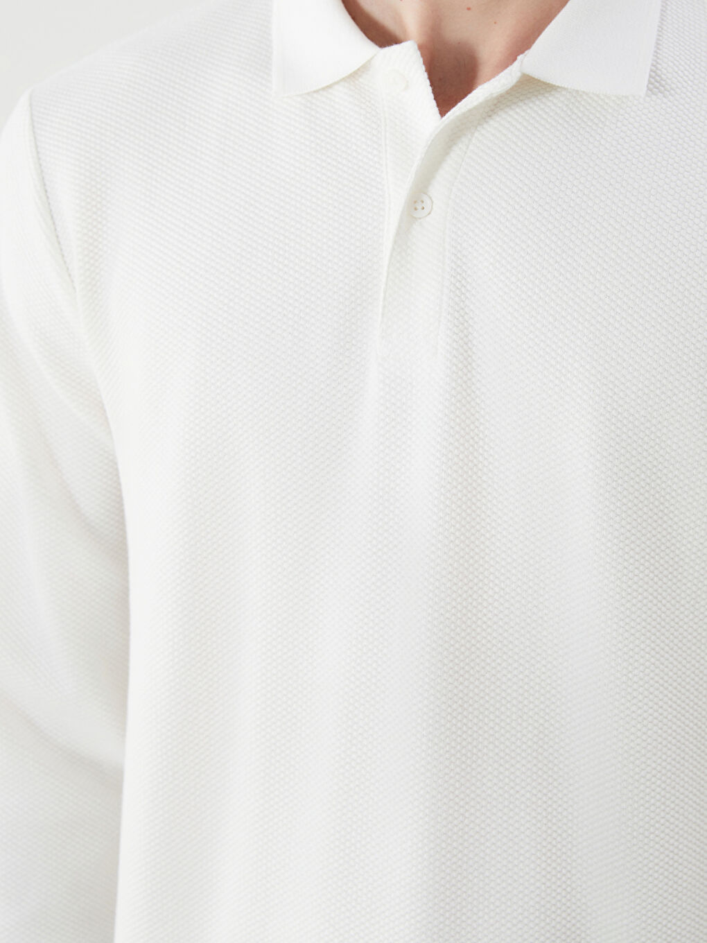 Polo Neck Men's Sweatshirt-2