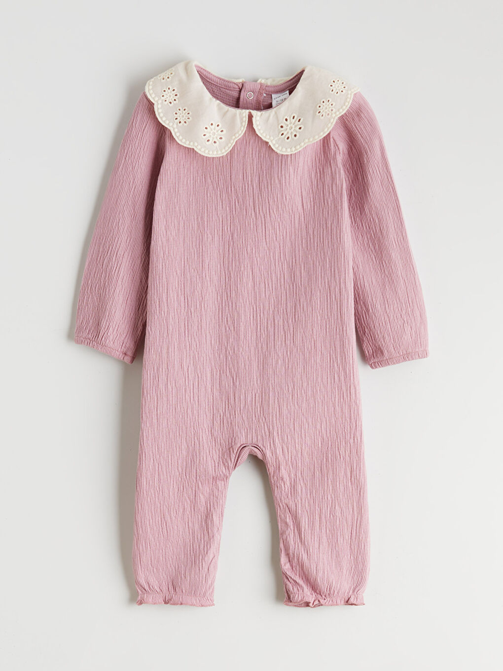 Peter Pan Collar Baby Girl Jumpsuit
