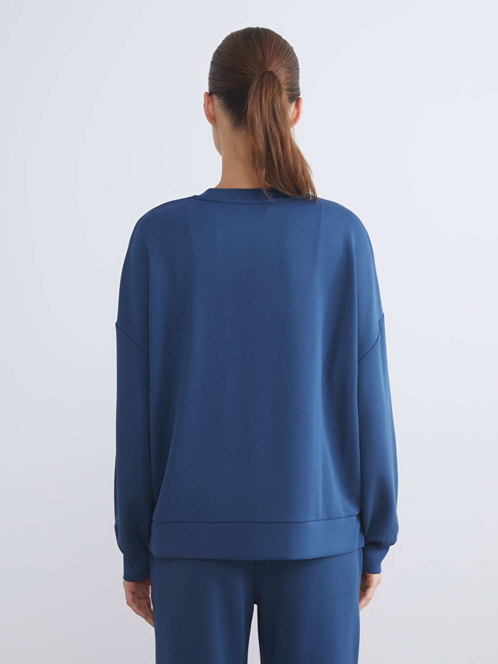 LCW Vision Woman INDIGO Sweatshirt -W55562Z8-LYB