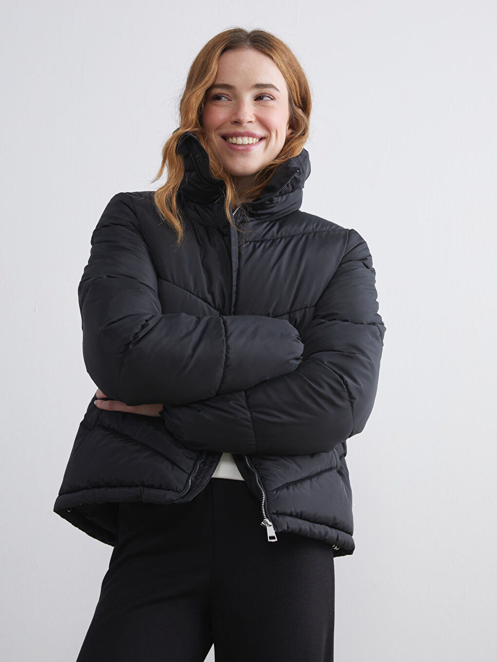 Woman BLACK Puffer Coat