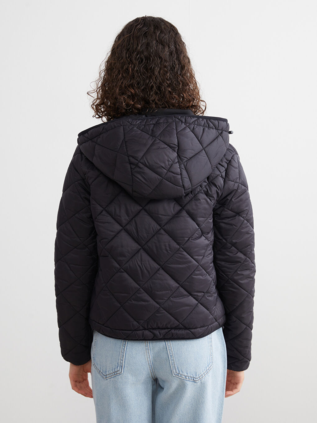 XSIDE Hooded Quilted Women's Puffer Coat -W55586Z8-CVL