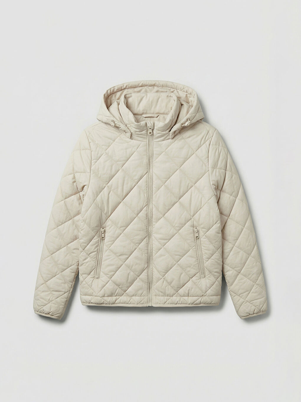 Дута Куртка Жіноча Стьобана З Капюшоном