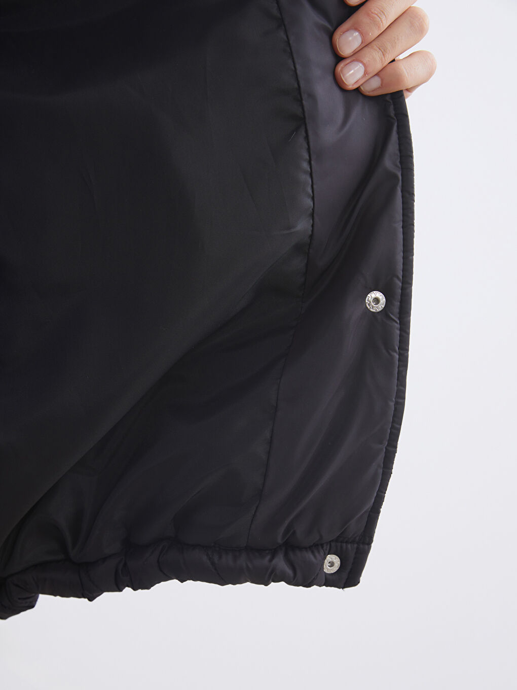 Hooded Quilted Oversize Women's Puffer Coat-3