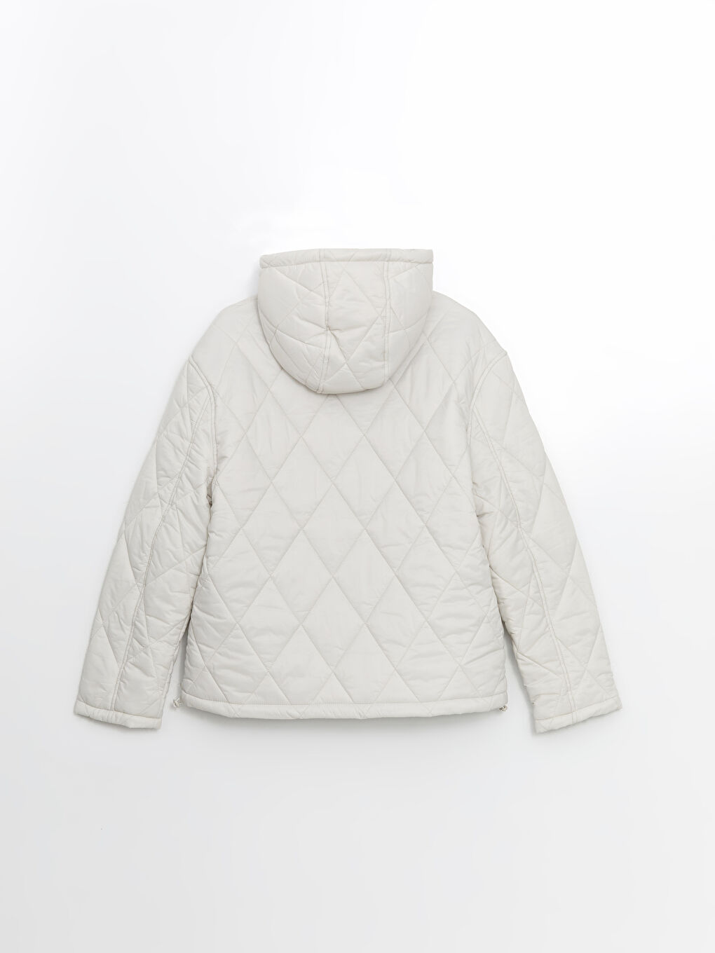 Hooded Quilted Oversize Women's Puffer Coat-2