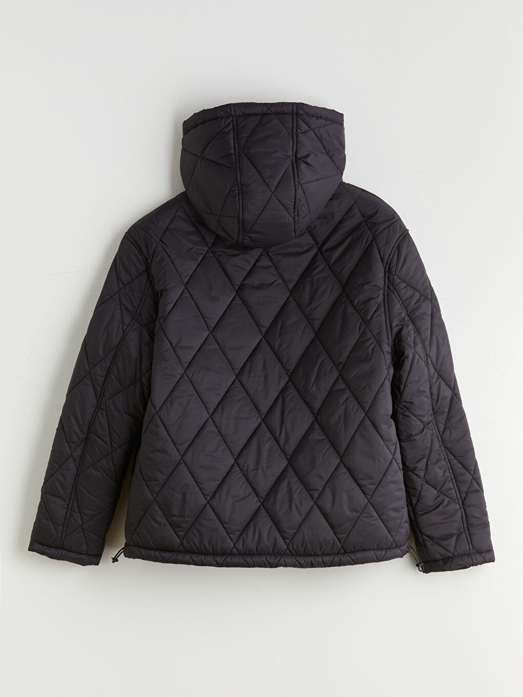Hooded Quilted Oversize Women's Puffer Coat-6