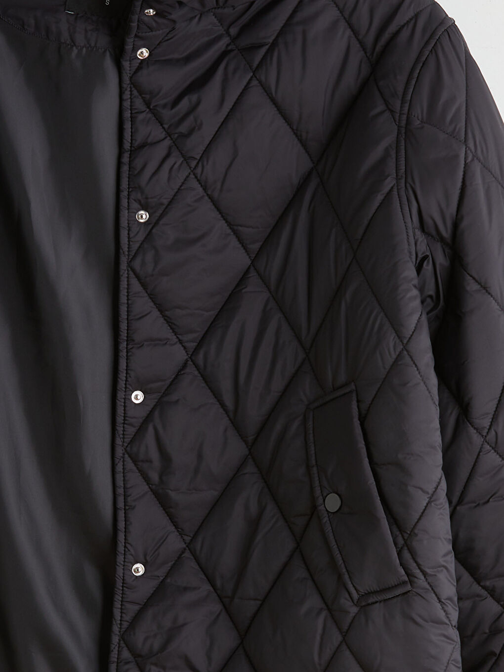 Hooded Quilted Oversize Women's Puffer Coat-7