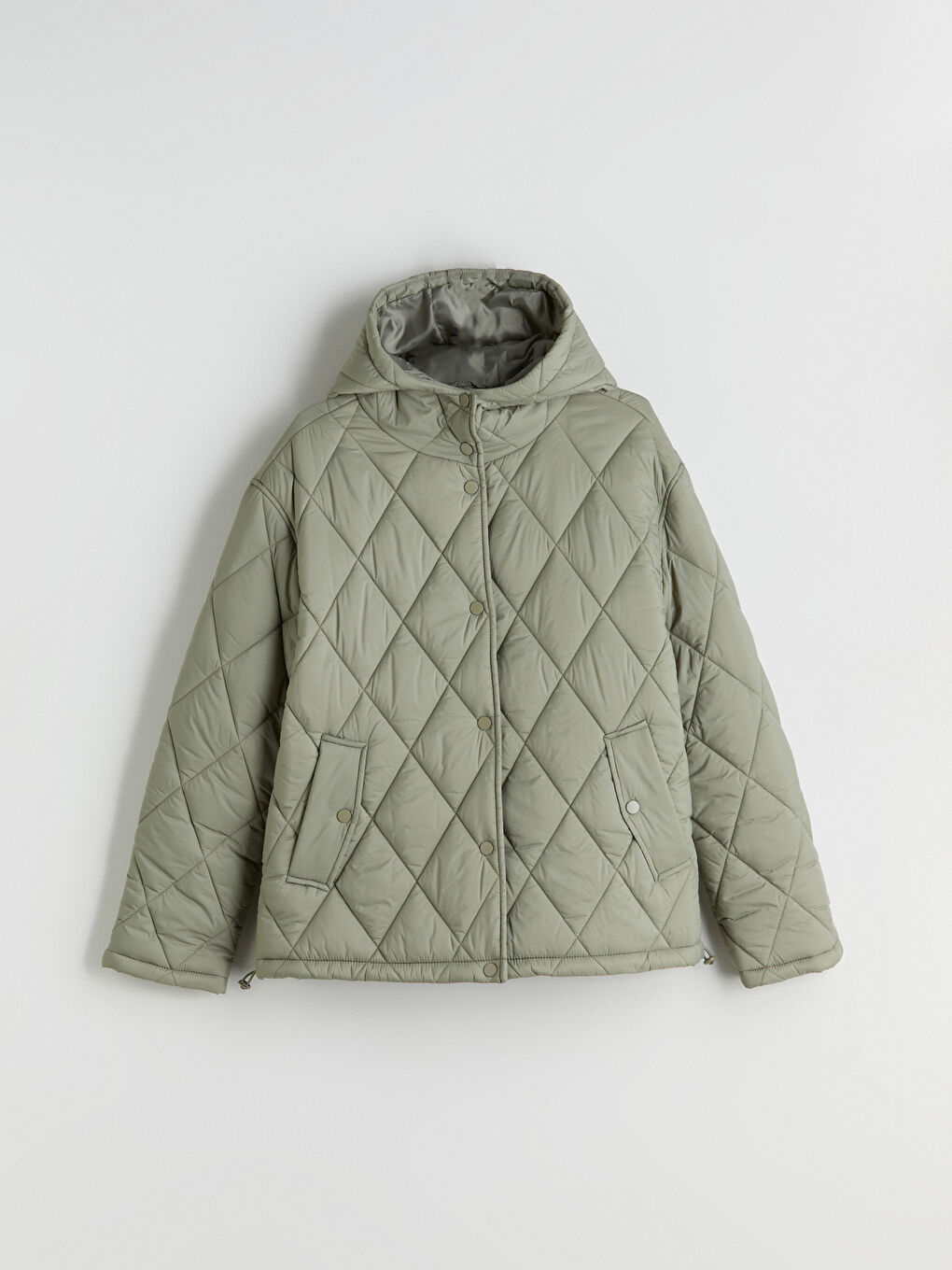 Hooded Quilted Oversize Women's Puffer Coat