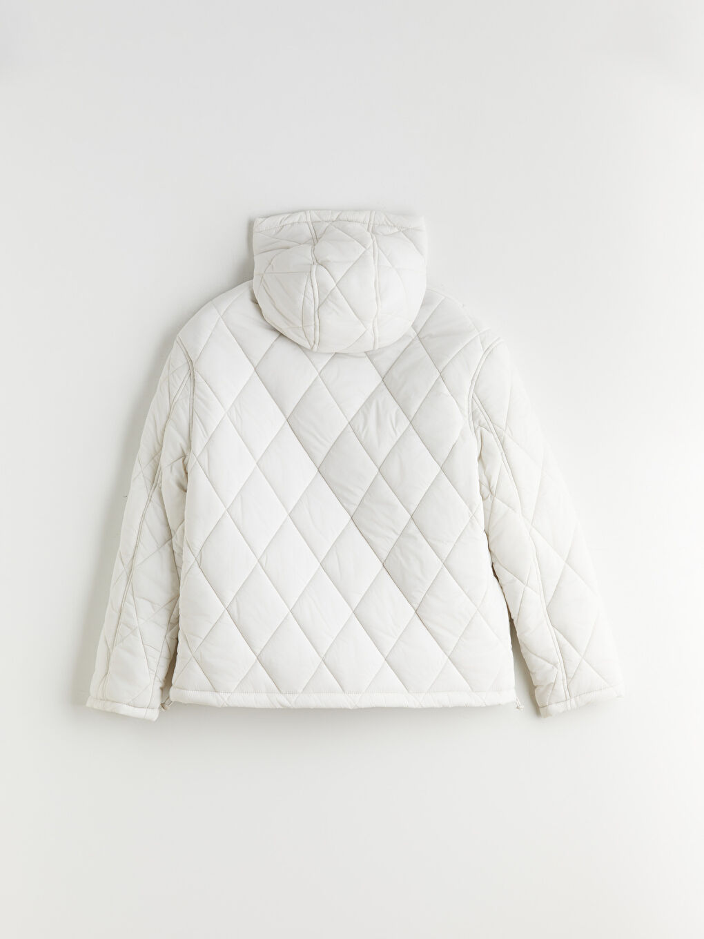 Hooded Quilted Oversize Women's Puffer Coat-6