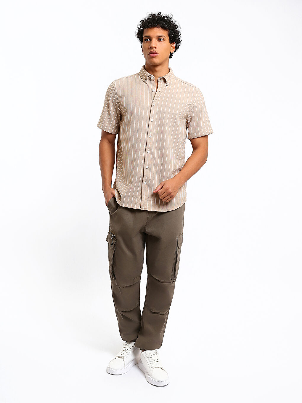 Regular Fit Striped Men's Shirt-1