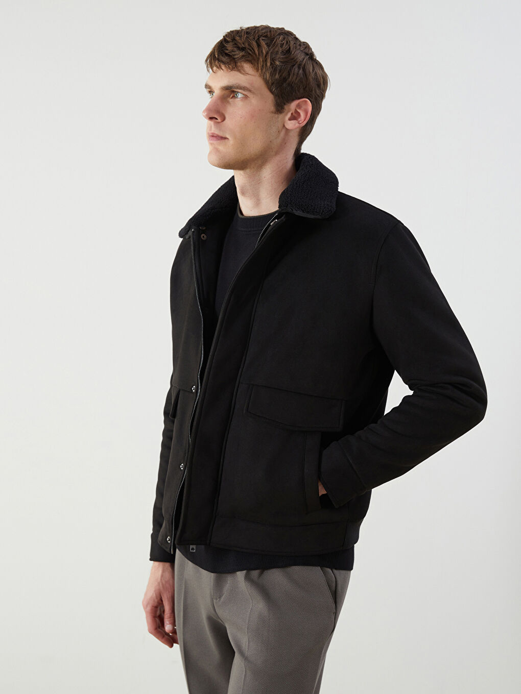 Man BLACK Short Coat