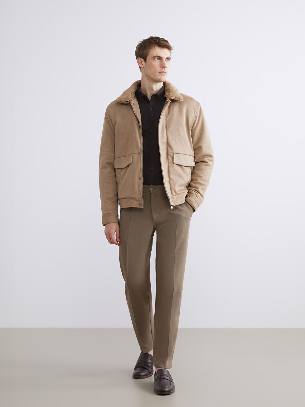 Άνδρας ΜΠΕΖ Παλτό-1