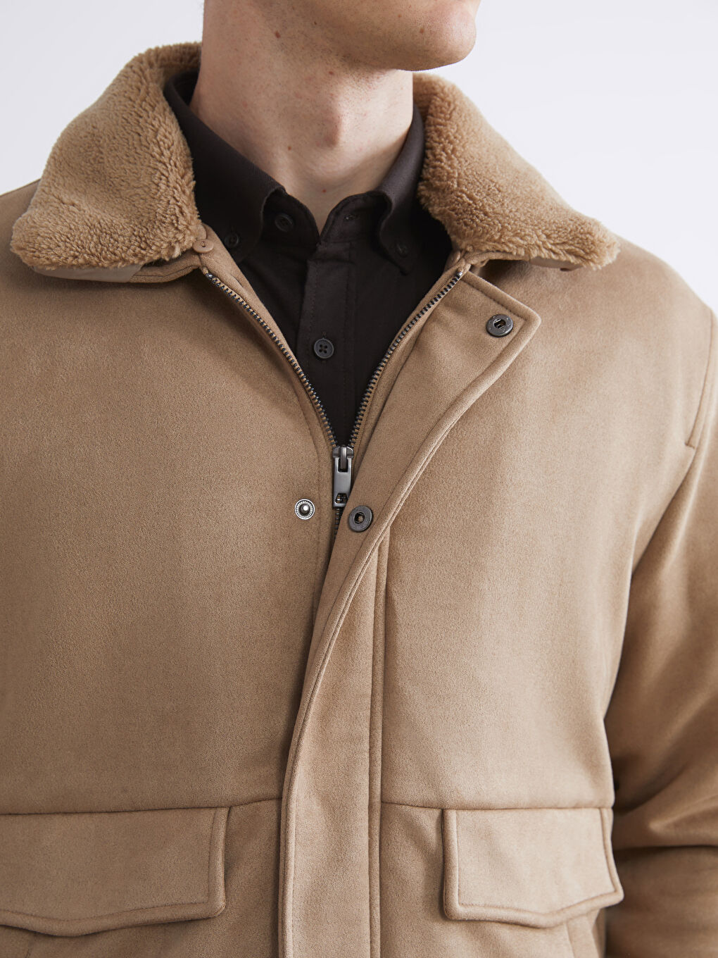 Άνδρας ΜΠΕΖ Παλτό-2