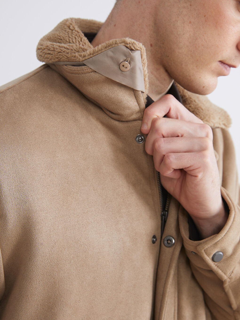 Άνδρας ΜΠΕΖ Παλτό-3