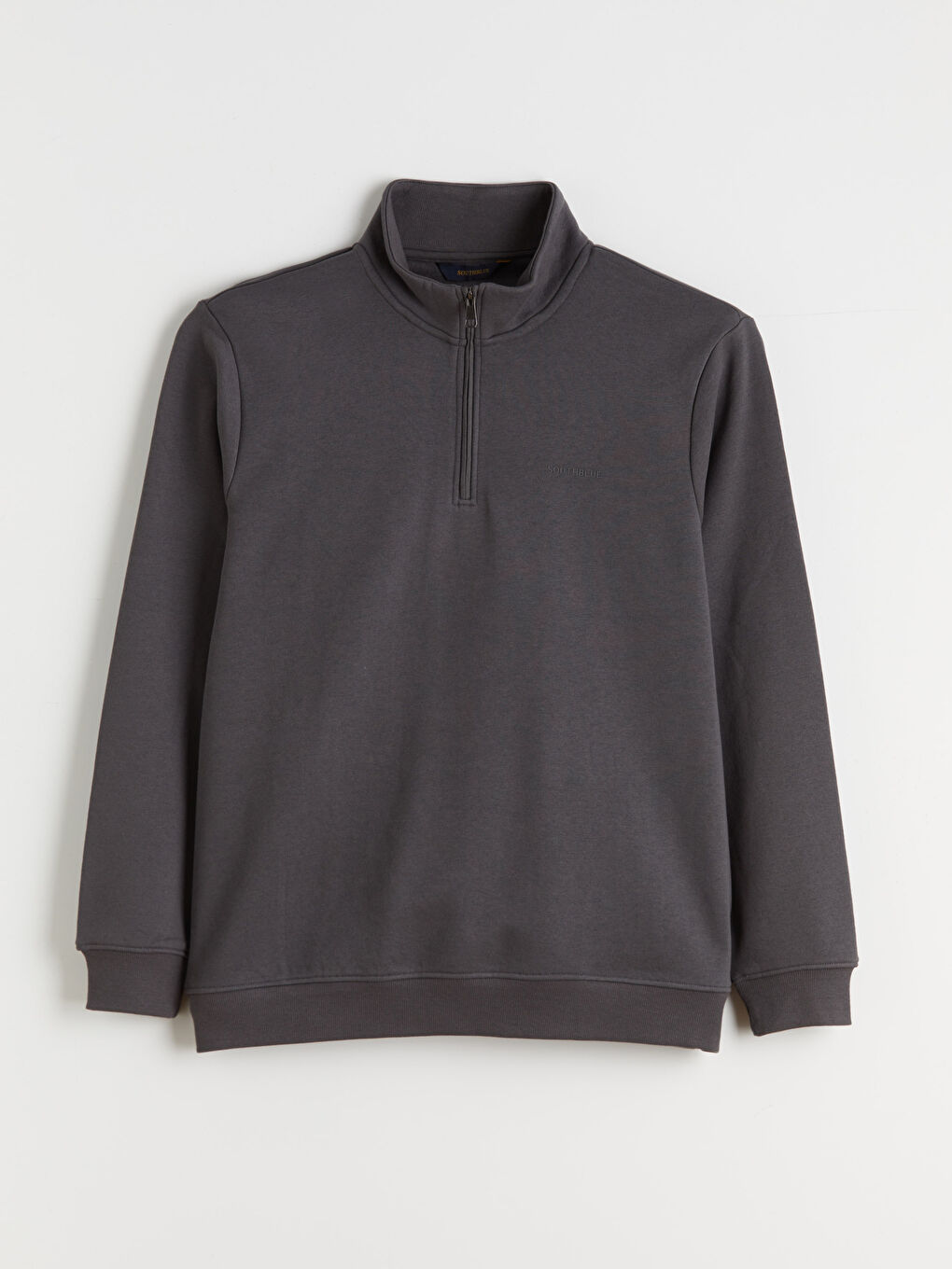 كنزة رياضية انثراسايت / رمادي داكن رجل-4