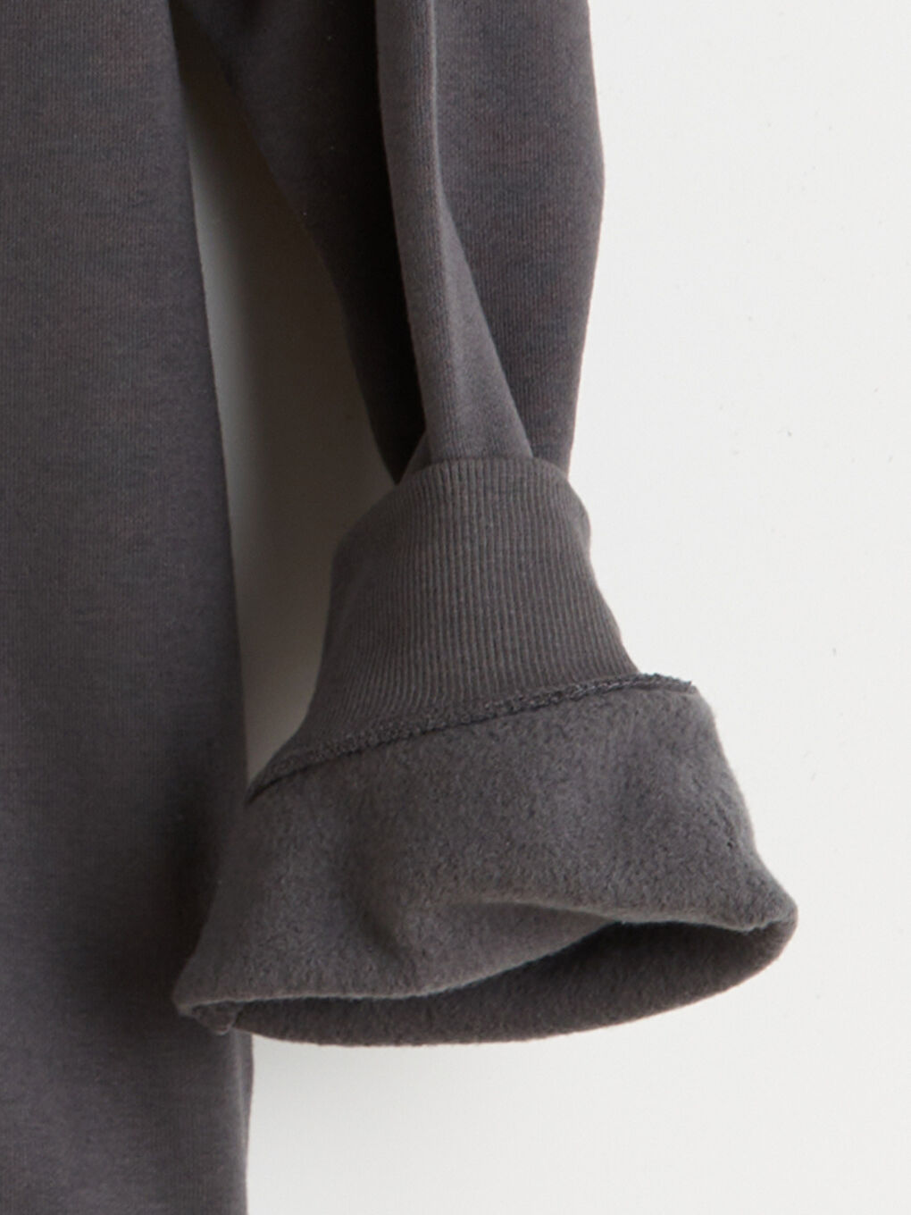 كنزة رياضية انثراسايت / رمادي داكن رجل-5