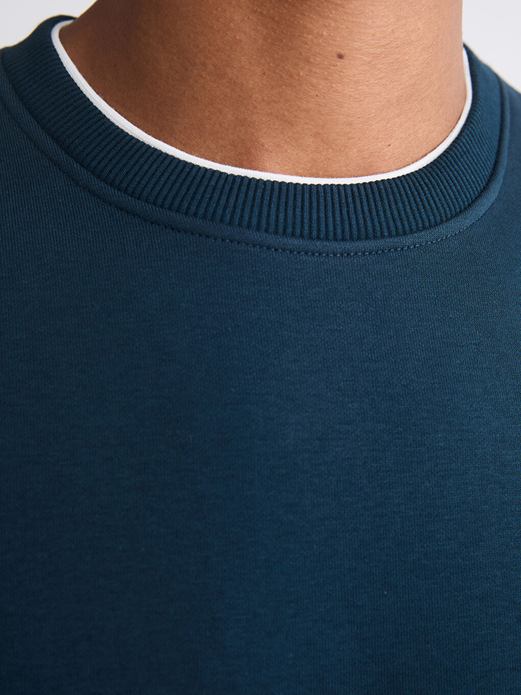 Crew Neck Men's Thick Sweatshirt-2