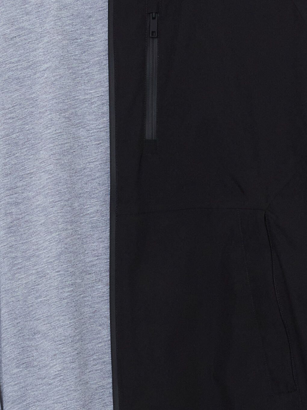 Siyah Kapüşonlu Erkek Yağmurluk-6