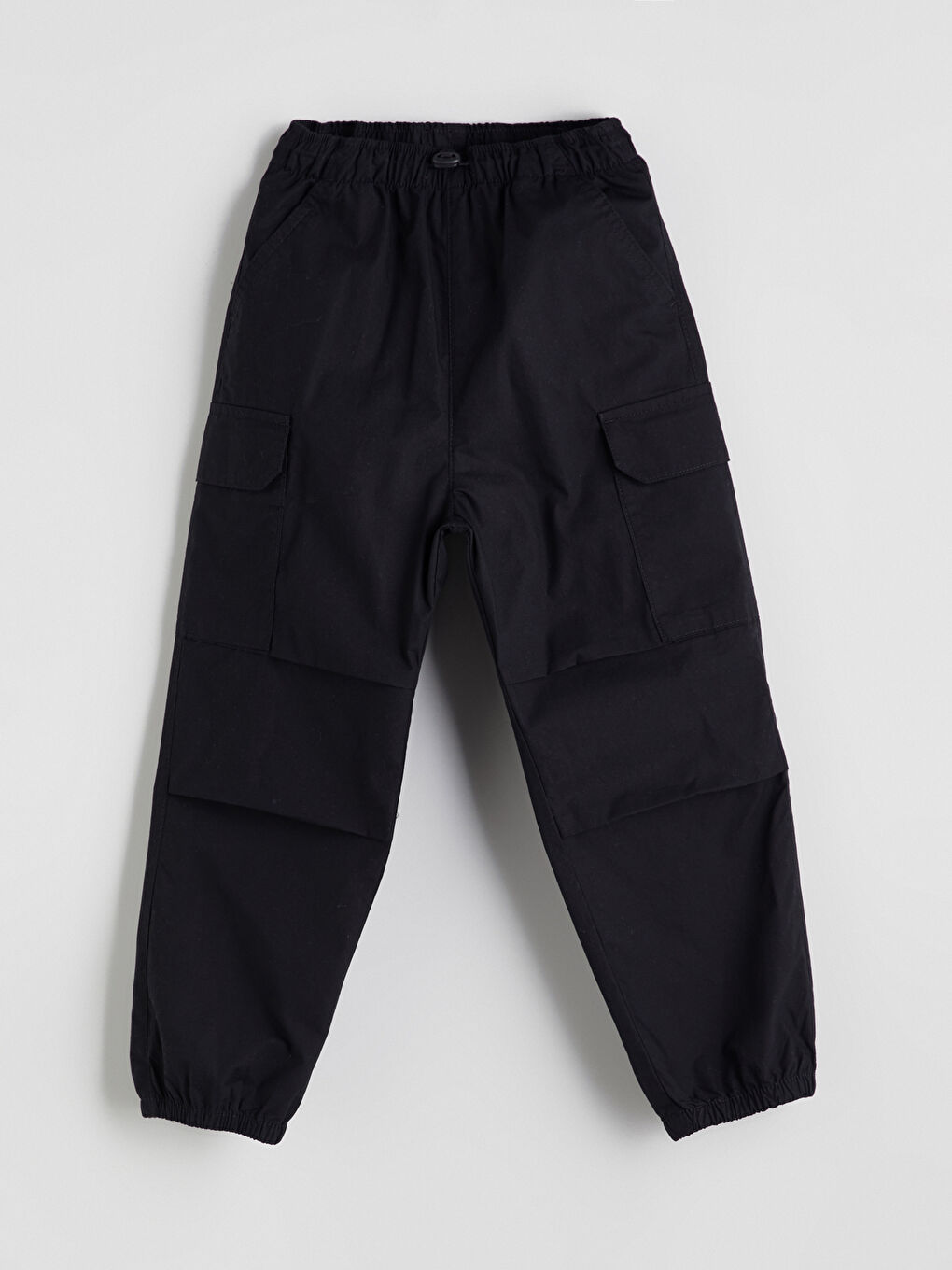 LCW Kids Elasticated Waist Boys' Cargo Jogger Pants -W55664Z1-CVL