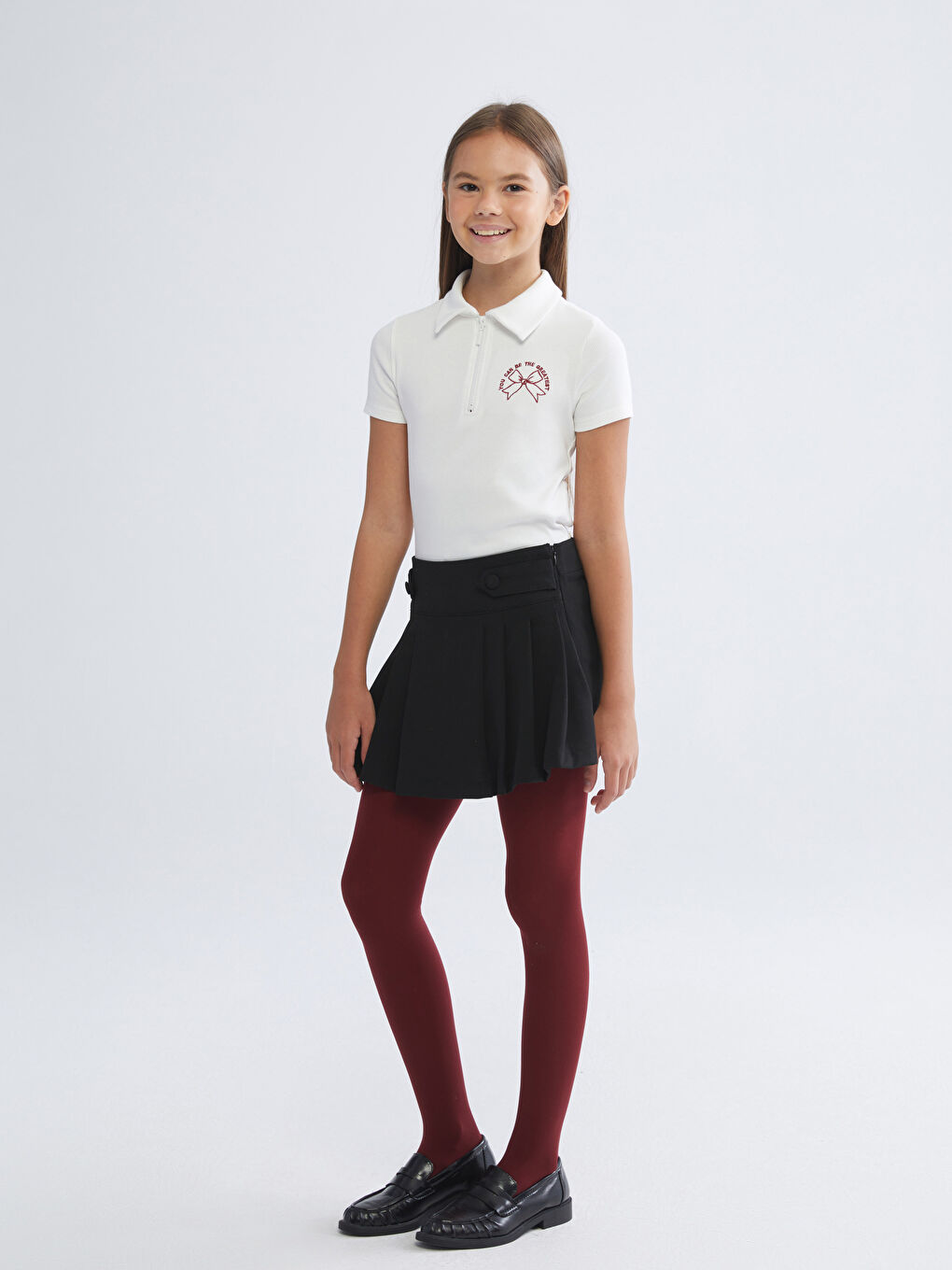 LCW Kids Rolka Štampana Dečja Majica -W55665Z4-R9J