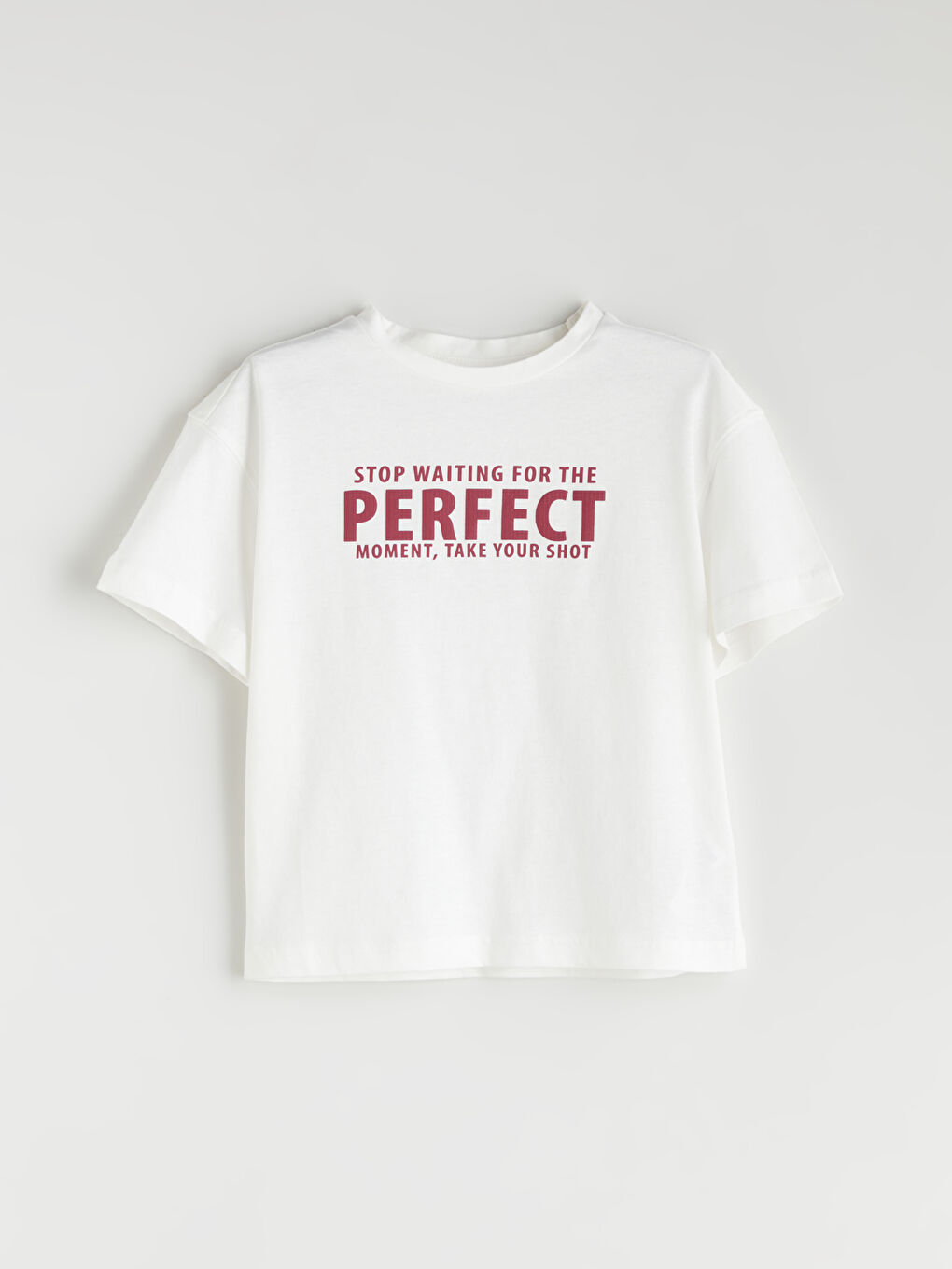LCW Kids Crew Neck Girls' T-Shirt -W55672Z4-R9J