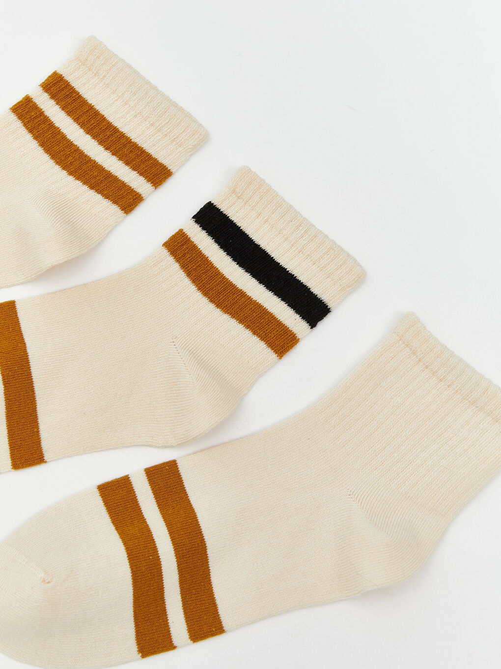 Striped Women's Ankle Socks 5 Pack-1