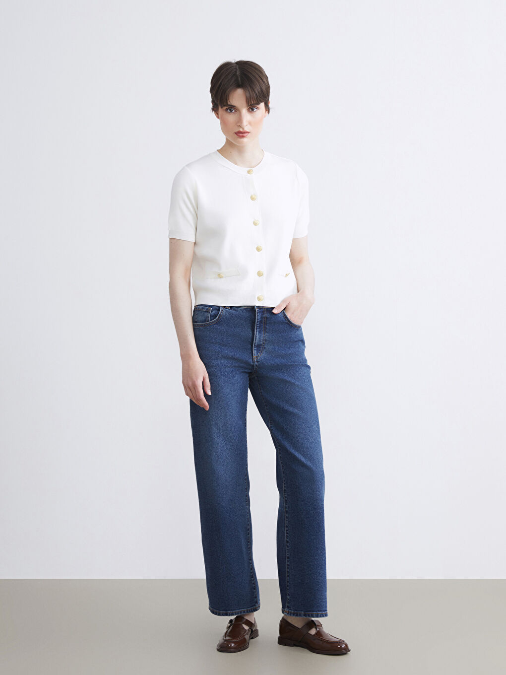 LCW Jeans Wideleg Women's Jeans -W55726Z8-309