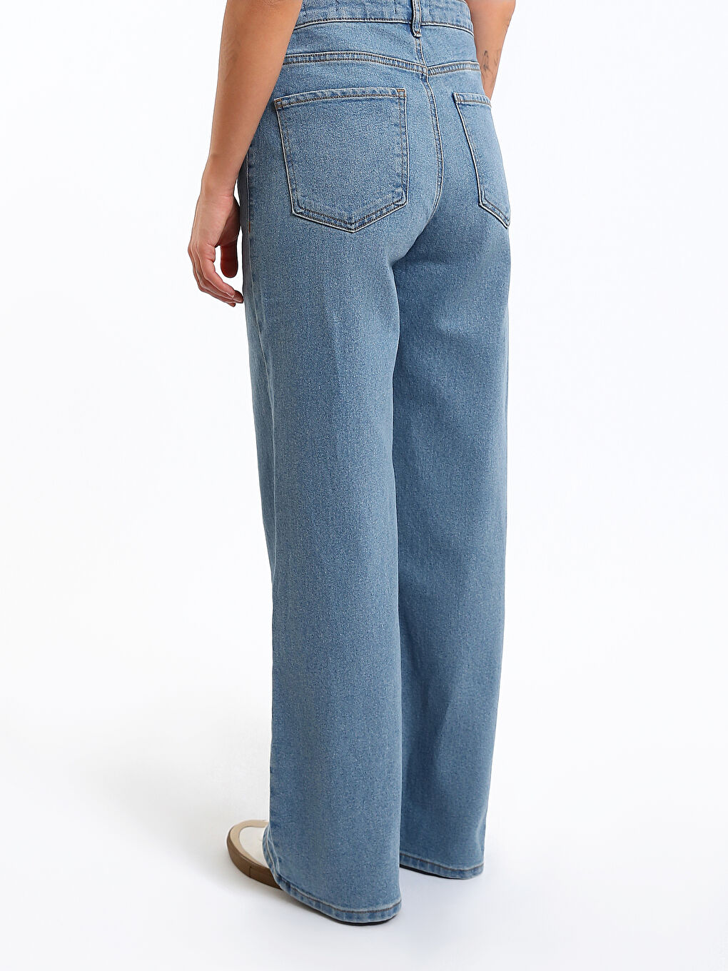 Wideleg Women's Jeans-4