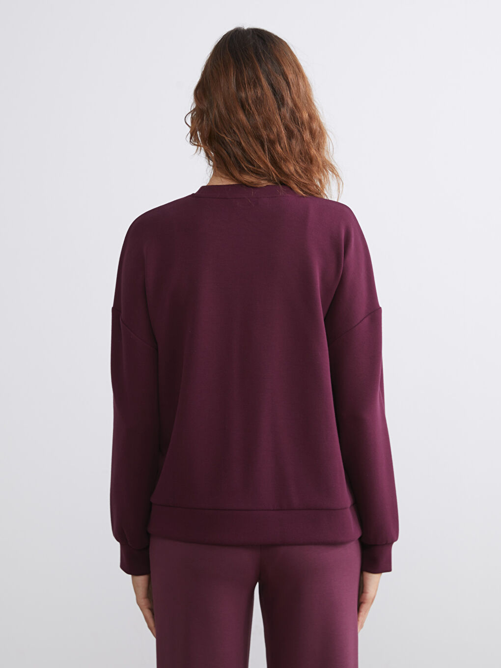 LCW Vision Crew Neck Oversize Women's Sweatshirt -W55739Z8-HQT