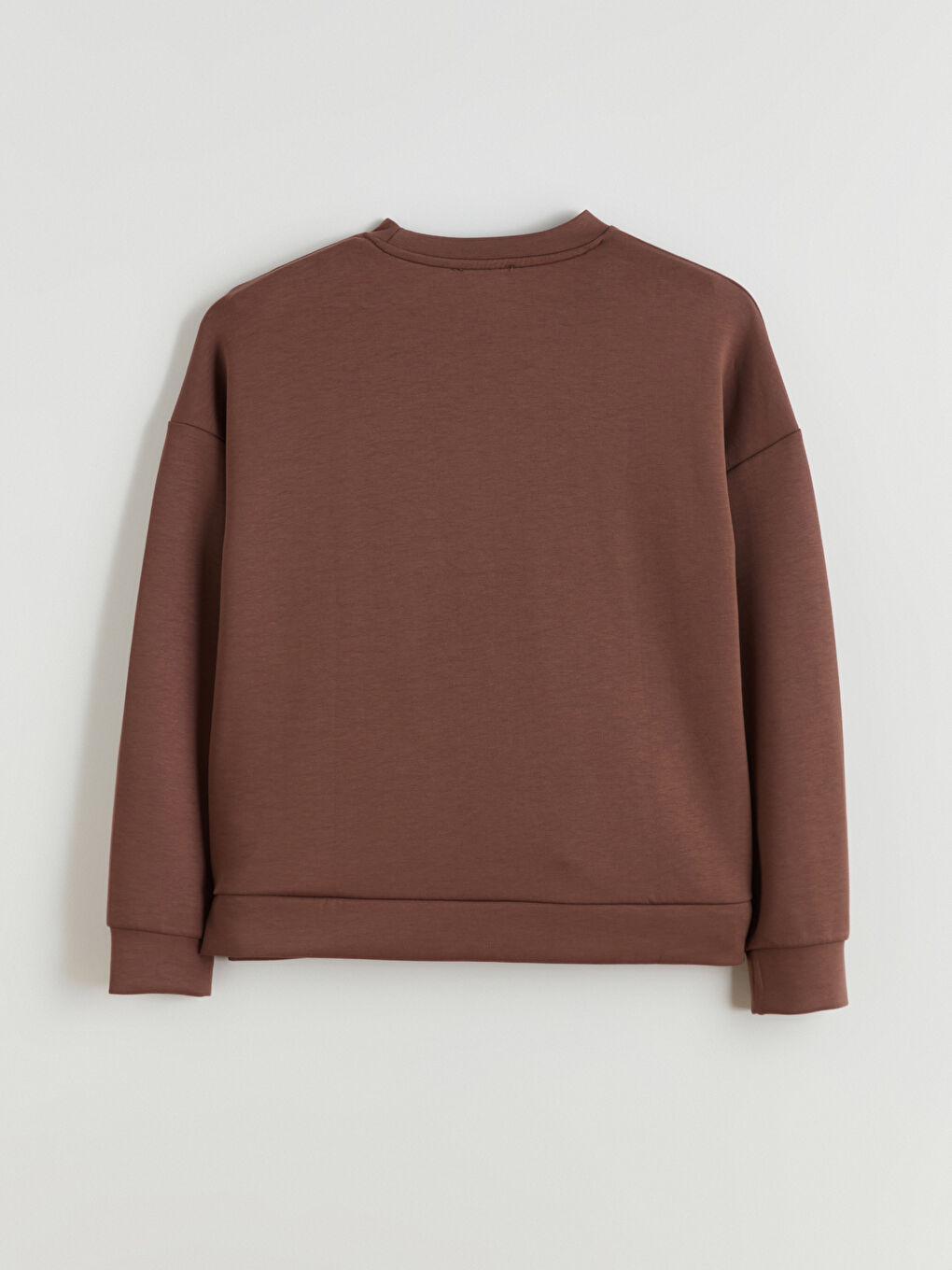 Crew Neck Oversize Women's Sweatshirt-12