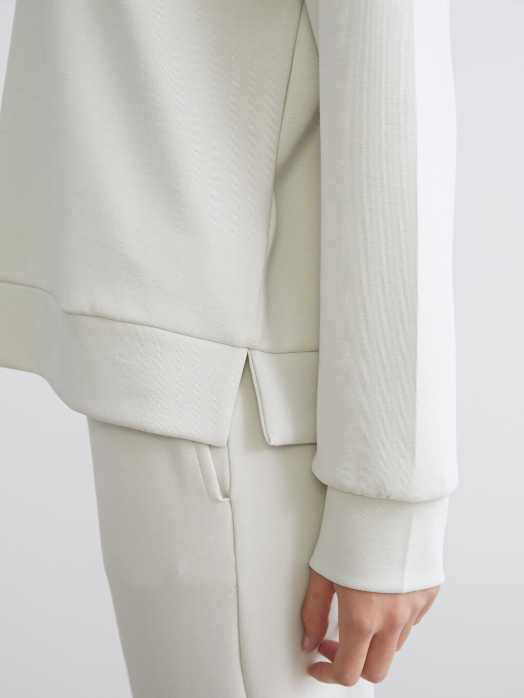 Crew Neck Oversize Women's Sweatshirt-4