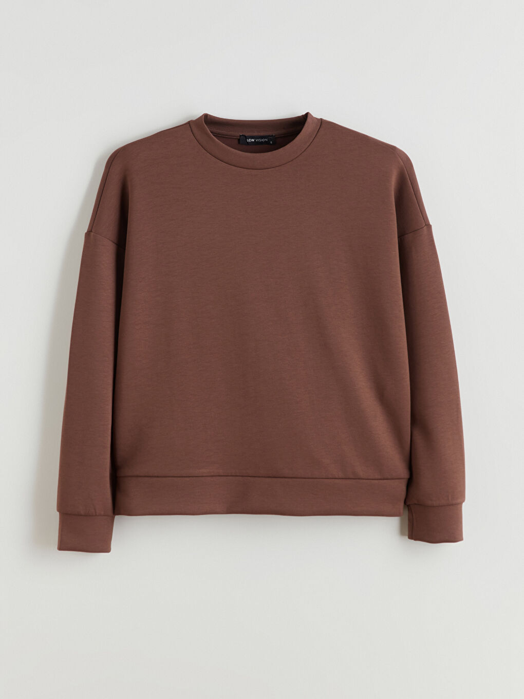 Crew Neck Oversize Women's Sweatshirt-11