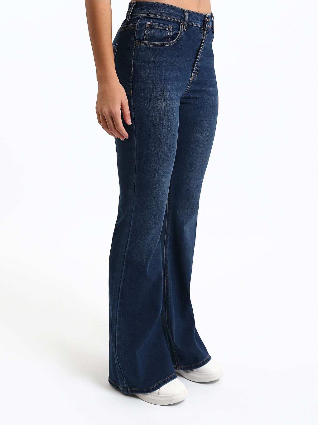 جينز المريخ واسع للسيدات-3