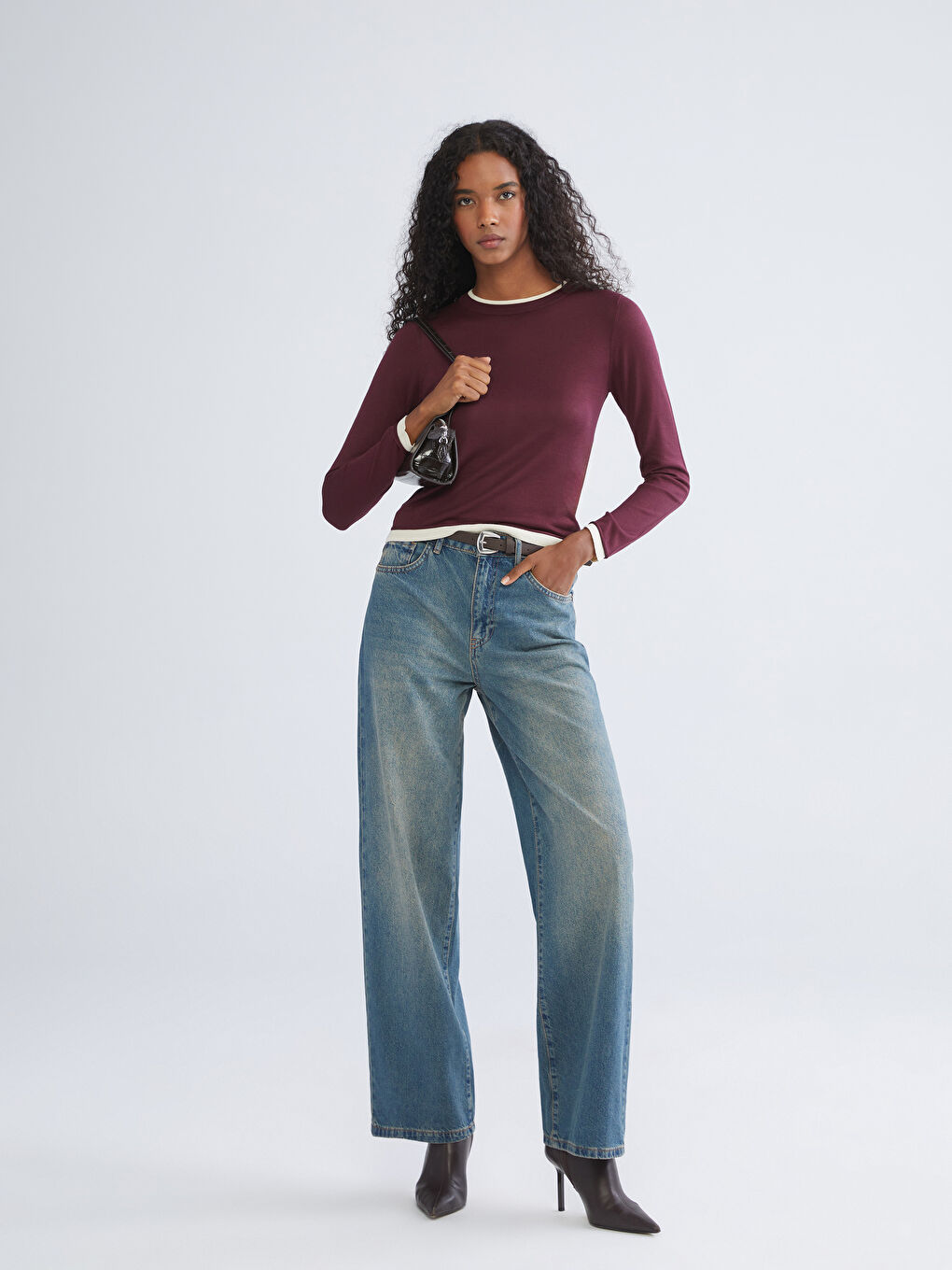 LCW Jeans Baggy Fit Women's Jeans -W55753Z8-JVU