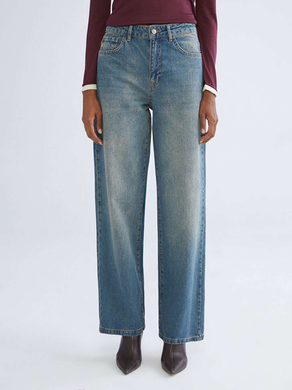 LCW Jeans Baggy Fit Women's Jeans -W55753Z8-JVU