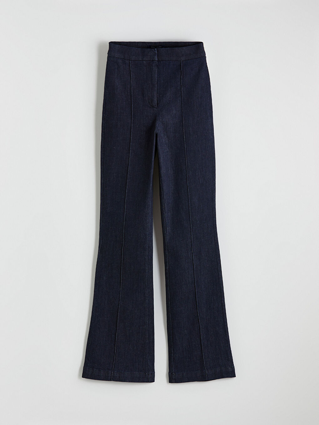 İndigo Flare Kadın Jean Pantolon-5