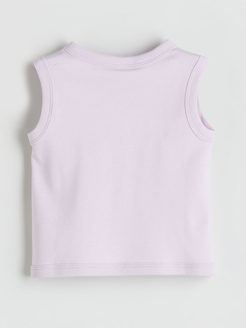 Lila Bisiklet Yaka Kolsuz Kız Bebek Yelek-1