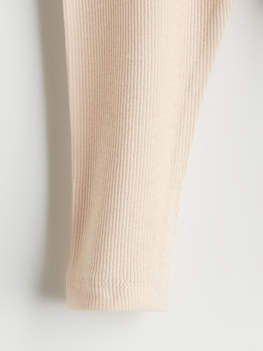 Bej Beli Lastikli Erkek Bebek Tayt-1