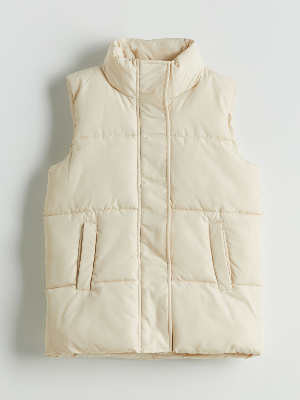LCW Kids High Neck Girl’S Quilted Vest -W55822Z4-FVU